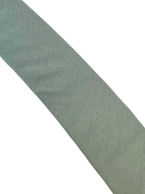 duck egg blue slim wool tie